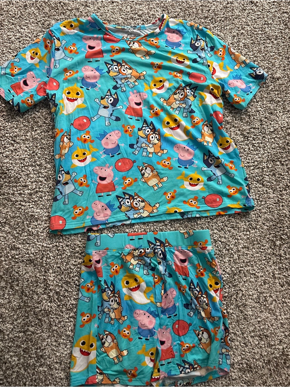 Bamboo Kids Character Short Sleeve Pajama Set